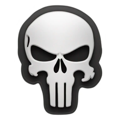 punisher skull sticker
