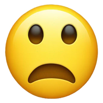 worried smiley face symbol sticker
