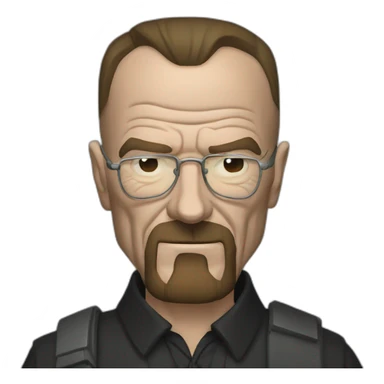 Walter white as batman sticker