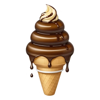 Soy sauce ice cream sticker