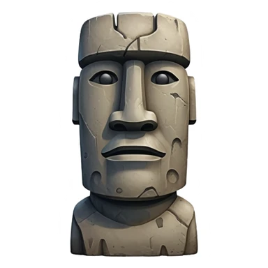 Moai gigachad sticker