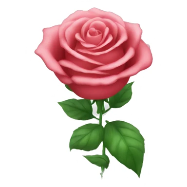 Standard yellow emoji face with rose in mouth like zoro  sticker