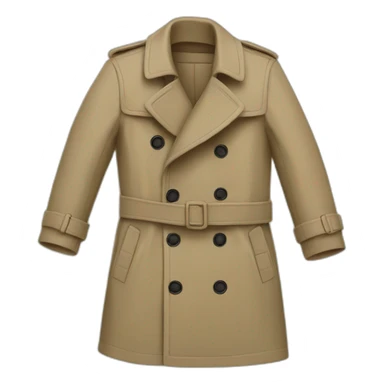 Trench coat sticker