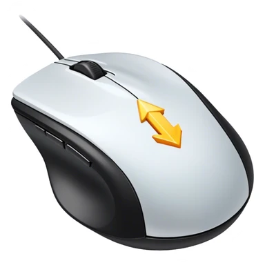 computer mouse arrow on a display sticker