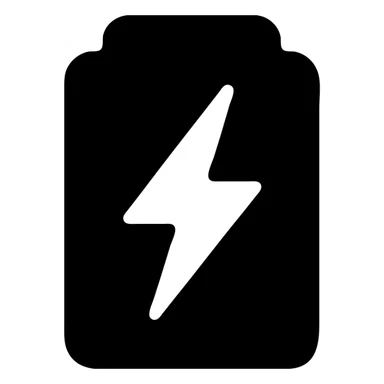 rectangle with lightning bolt inside sticker