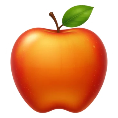 Orange, Apricot, Apple Fruit sticker