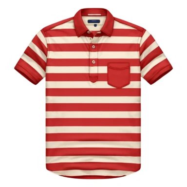 Men Shirt with red Striped  sticker