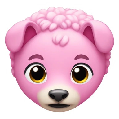 Pink animaux  sticker