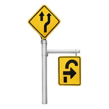 Street Sign that says “in” sticker