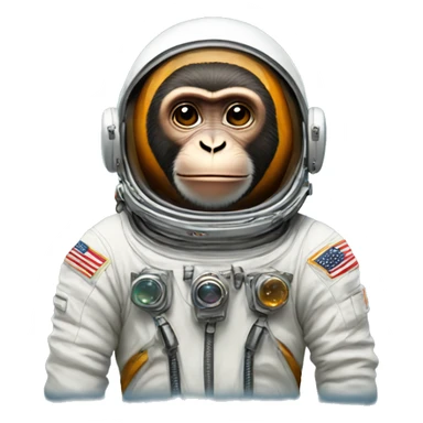 monkey with a spacesuits sticker