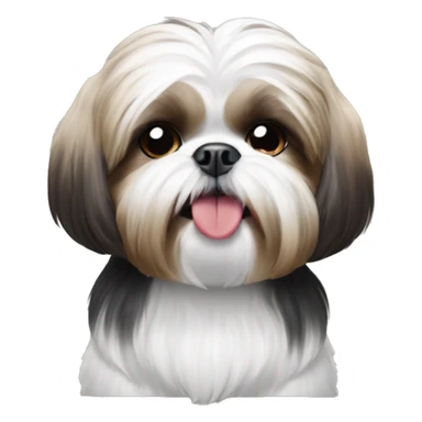 Shihtzu with diet pepsi sticker
