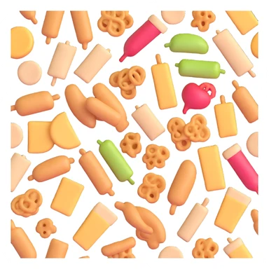 variety of snack foods sticker