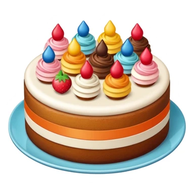 انواع کیک sticker