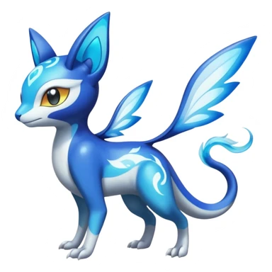 Angelic Divine Bioluminescent Translucent Luminescent Diaphanous Shiny Colorful Meloetta-Latias-Veemon-Peppercat-Wargreymon-Protogen-Fakémon-fusion-hybrid-creature sticker