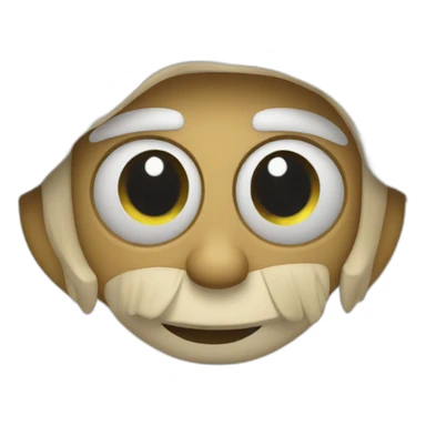 Tête rigolote sticker