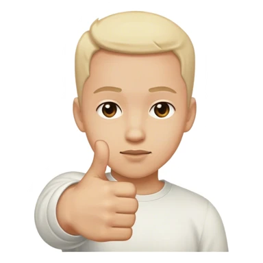  Backhand index pointing down sticker