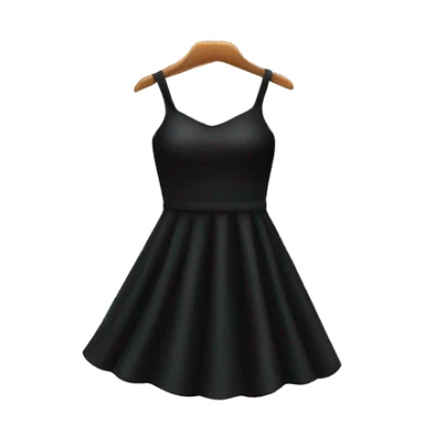 just one black dress. it shouldn't be on anyone. just hanging in the air sticker