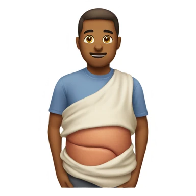 Stomach full sticker