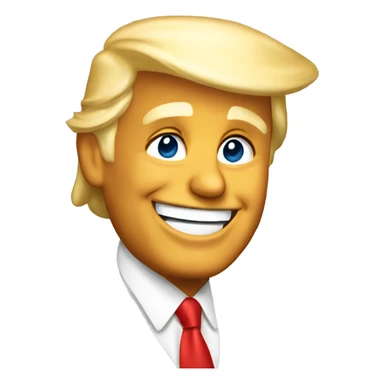 Donald trump pointing and laughing sticker