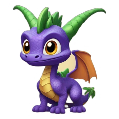 Spyro the dragon sticker