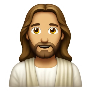 Jesus Christ peeking sticker