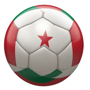 ball with indonesia flag sticker