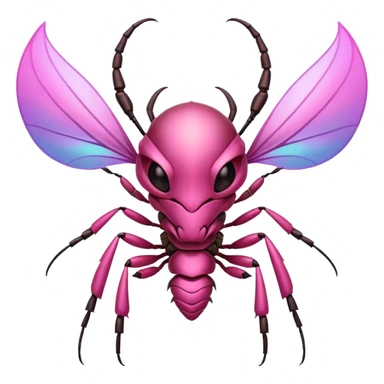 Pink Warrior Ant with armor sticker