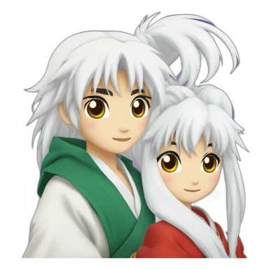 Rin and Sesshomaru (Inuyasha) sticker