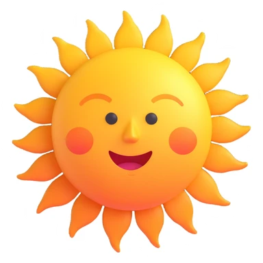 animated sun sticker