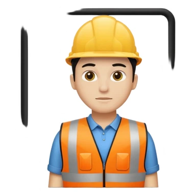 panneau attention avec une personne sticker