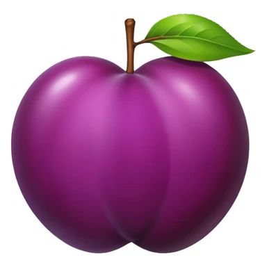single plum sticker