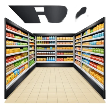 supermarket business sticker