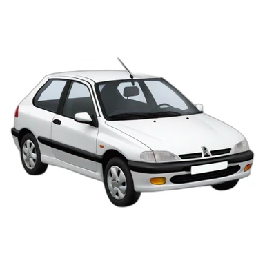 Peugeot 306 blanche sticker