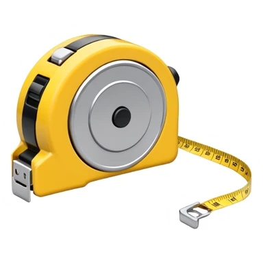 Measuring tape sticker