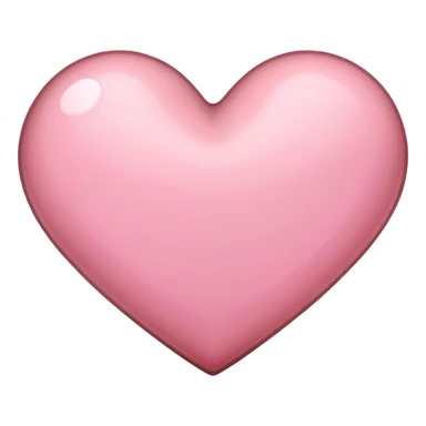 Pinkish brown heart sticker