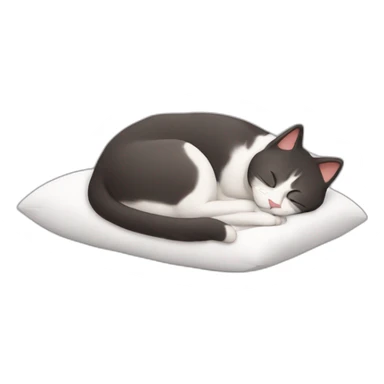 sleeping-cat sticker