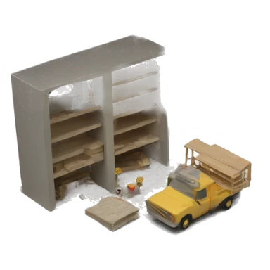 maquette set stage model sticker