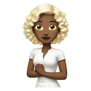 White coquettes  sticker