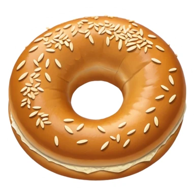 bagel emoji sticker