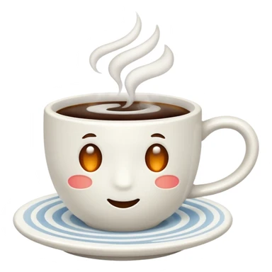 coffee cup no face sticker