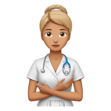 woman physiotherapy sticker