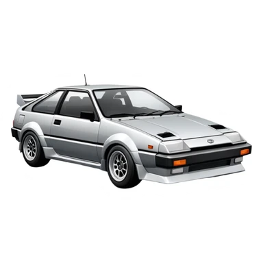 Toyota AE86 sports car sticker