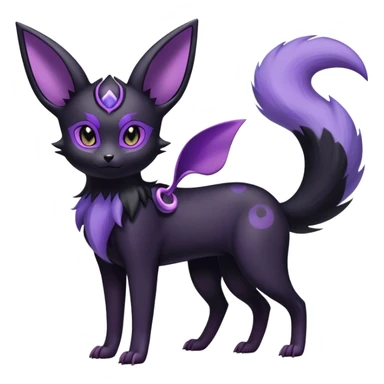 Noibat-Umbreon-Espeon-hybrid, full body sticker