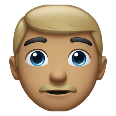  Man crying blue tears   sticker