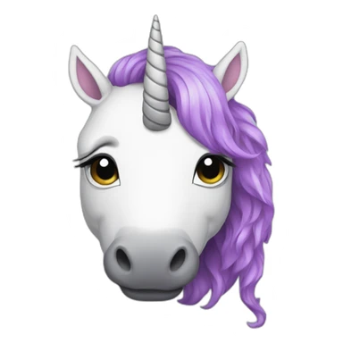 A Sad Unicorn sticker