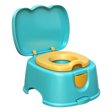 Potty trainer without a person on it. sticker