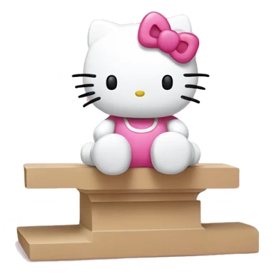 Hello-kitty hello-kitty doing split sticker