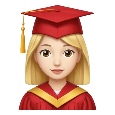 knitting hat that wear on graduation year from university sticker