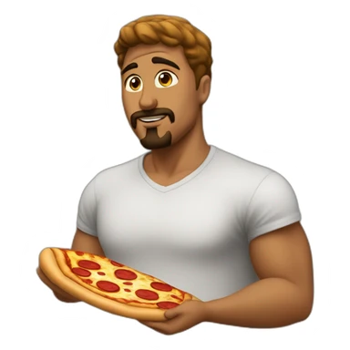 bold-guy-goatee_wating_pizza sticker