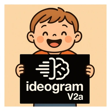 make drawing of a child holding a poster of this image sticker